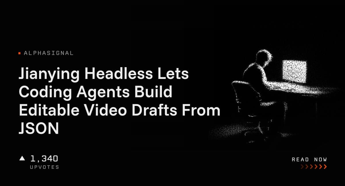 ابزار Jianying Headless به ایجنت‌های کدنویسی اجازه می‌دهد از طریق JSON ویدیوهای قابل ویرایش بسازند