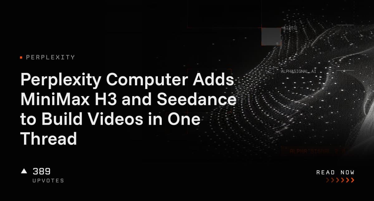 قابلیت تولید ویدیو با MiniMax H3 و Seedance به ایجنت Computer در Perplexity اضافه شد