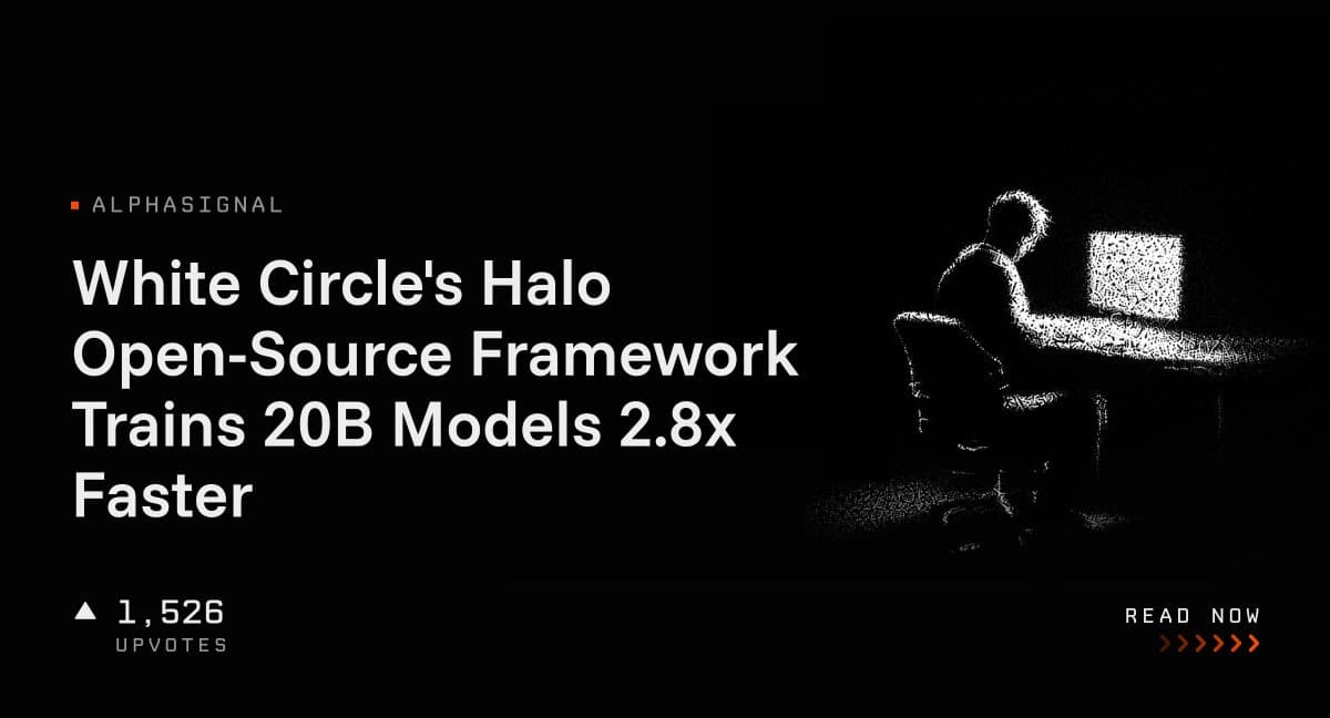 فریم‌ورک متن‌باز Halo از شرکت White Circle مدل‌های ۲۰ میلیارد پارامتری را ۲.۸ برابر سریع‌تر آموزش می‌دهد