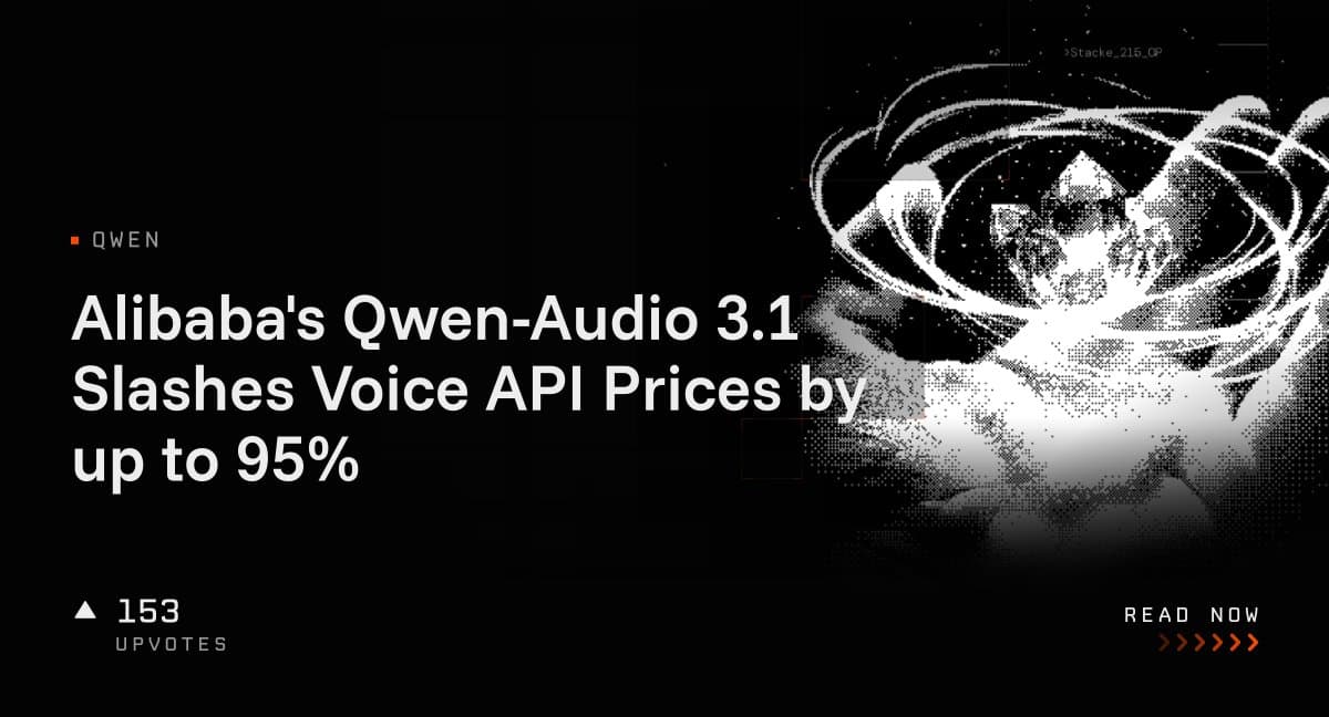 کاهش ۹۵ درصدی هزینه API در مدل صوتی Qwen-Audio 3.1 شرکت Alibaba