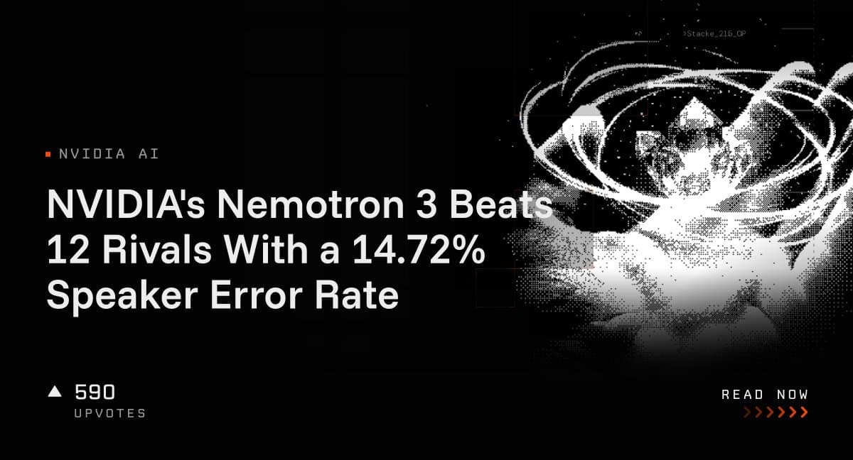 مدل Nemotron 3 شرکت NVIDIA با ثبت خطای ۱۴.۷۲ درصدی ۱۲ رقیب خود را شکست داد