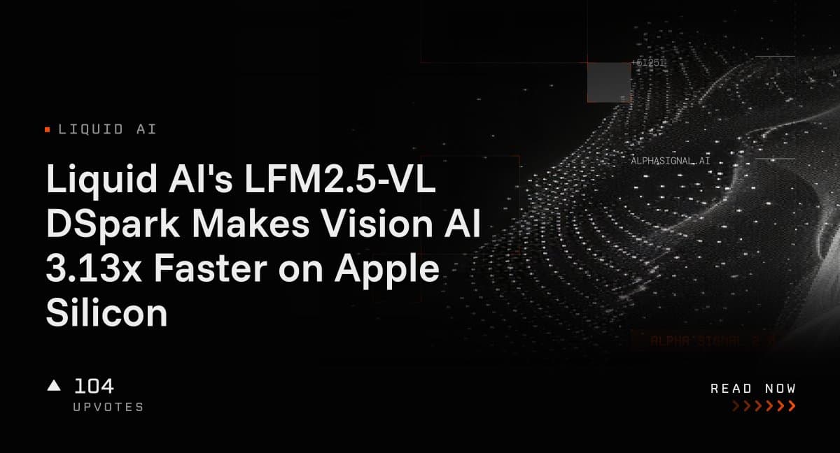 شتاب ۳ برابری پردازش تصویر هوش مصنوعی روی تراشههای Apple با فناوری جدید Liquid AI