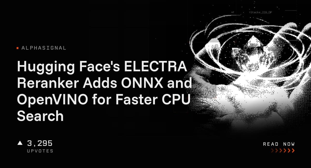 ارتقای بزرگ مدل بازرتبهبندی ELECTRA؛ جستجوی فوقسریع روی پردازندهها با ONNX و OpenVINO