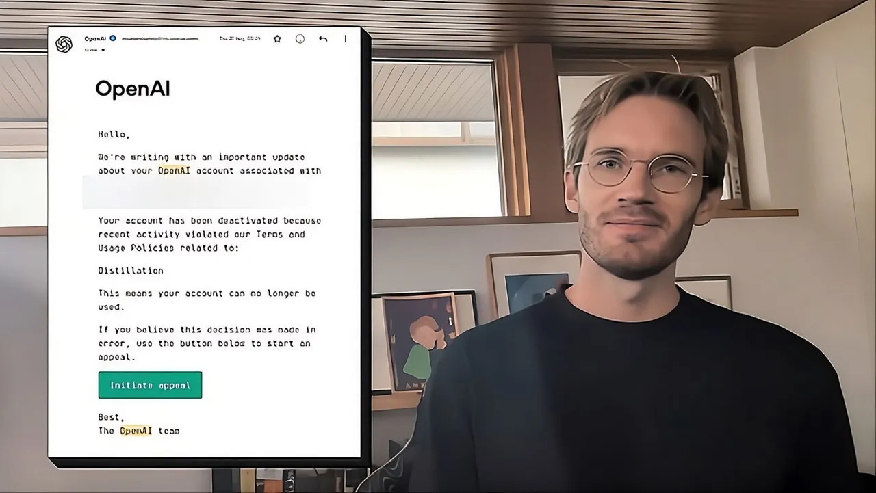 پیودیپای: موقع ساخت هوش مصنوعی اختصاصیام، OpenAI دو بار اکانتم را بست!